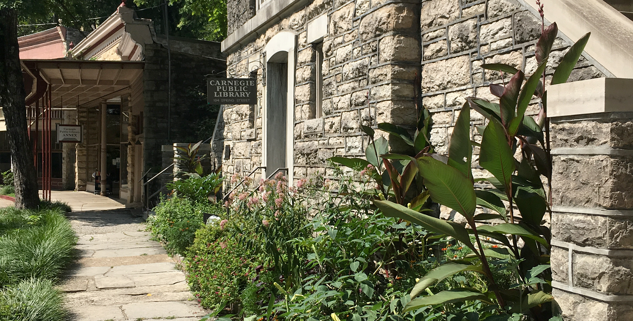 The Eureka Springs Carnegie Library in Eureka Springs on Aug. 25, 2018