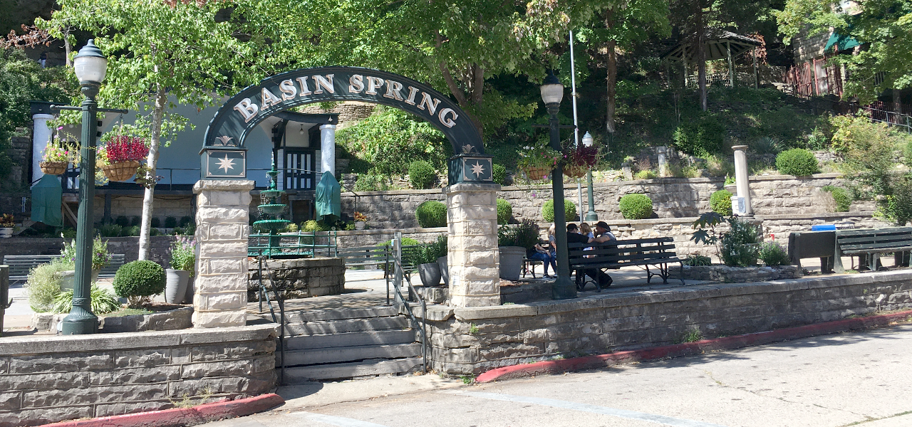 Basin Park in Eureka Springs