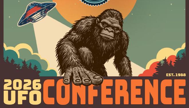 2026 Ozark Mountain UFO Conference poster art