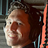 Coltan Scrivner in the sound booth