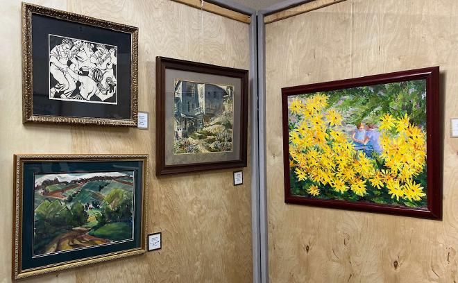 Art by Glenn Gant at the Museum of Eureka Springs Art