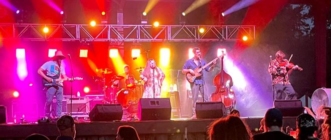 Opal Agafia at the 2023 Ozark Mountain Soul festival